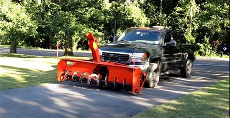 snow blower attachment for truck